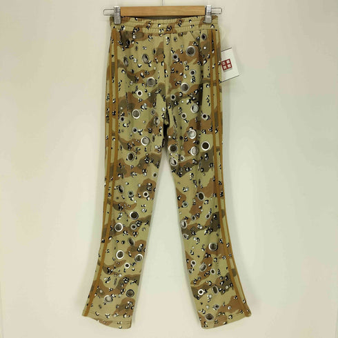 ジェレミースコット JEREMY SCOTT Crystals TP Track Pants チョコチップ カモ 迷彩柄 ストーン 装飾 トラックパンツ ジャージ レディース  XS